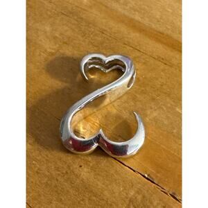 Jane Seymour Open Hearts sterling silver pendant
